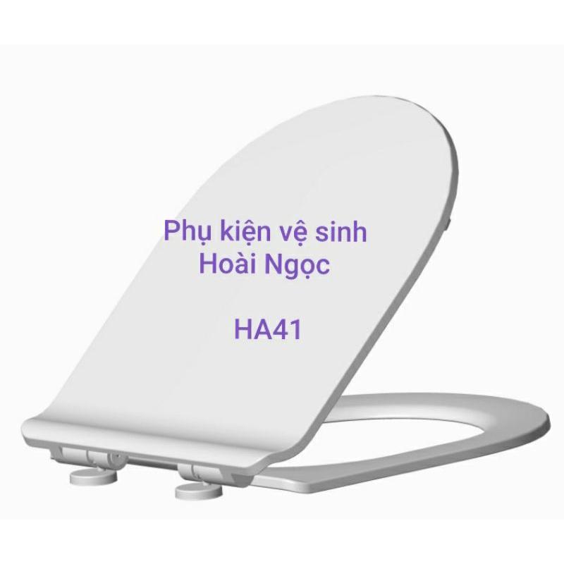 HA41 - Nắp bồn cầu đóng êm THÁO LẮP NHANH