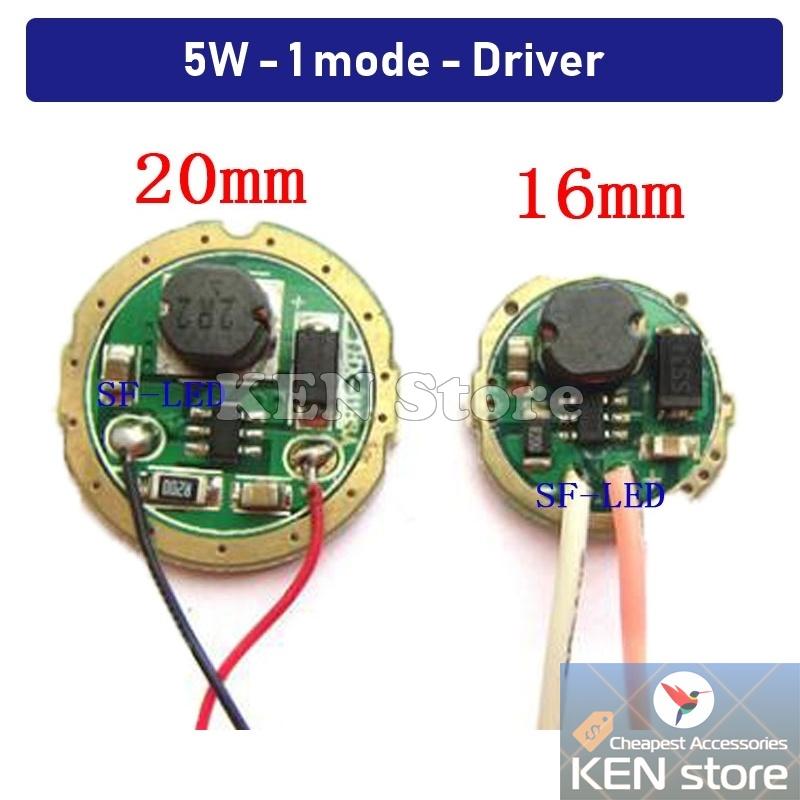 Led driver, nguồn led 5W 10W in 3V-4.2V (1 pin 18650), out 3.7V dành cho chip led XPE / Q5 / XML T6 / XML2 U2