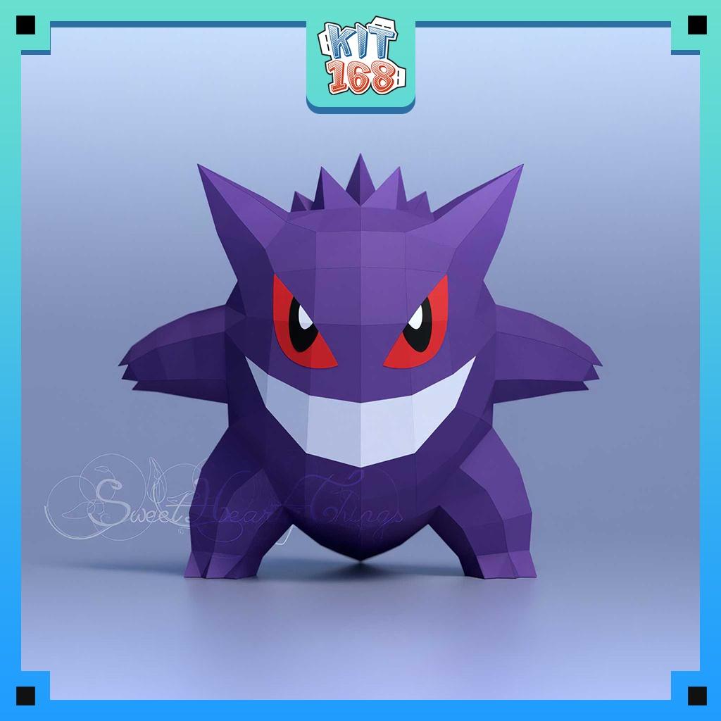 Mô hình giấy Pokemon Gengar ver 2