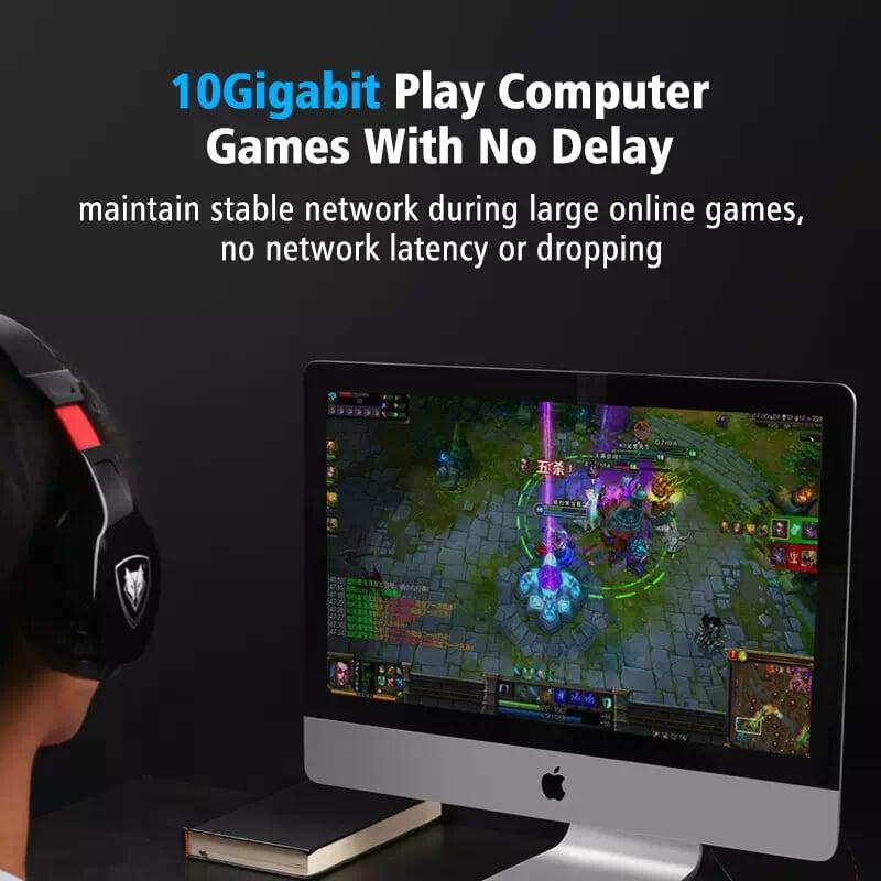 Ugreen UG11266NW106TK 15M màu Đen Cáp mạng LAN CAT 7 ftp dây dẹp - HÀNG CHÍNH HÃNG