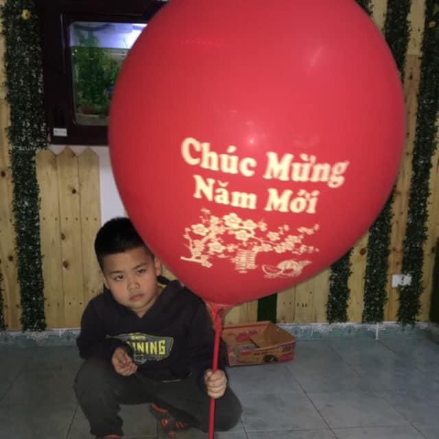 Bóng Bay To Đại In Chữ Chúc Mừng Năm Mới