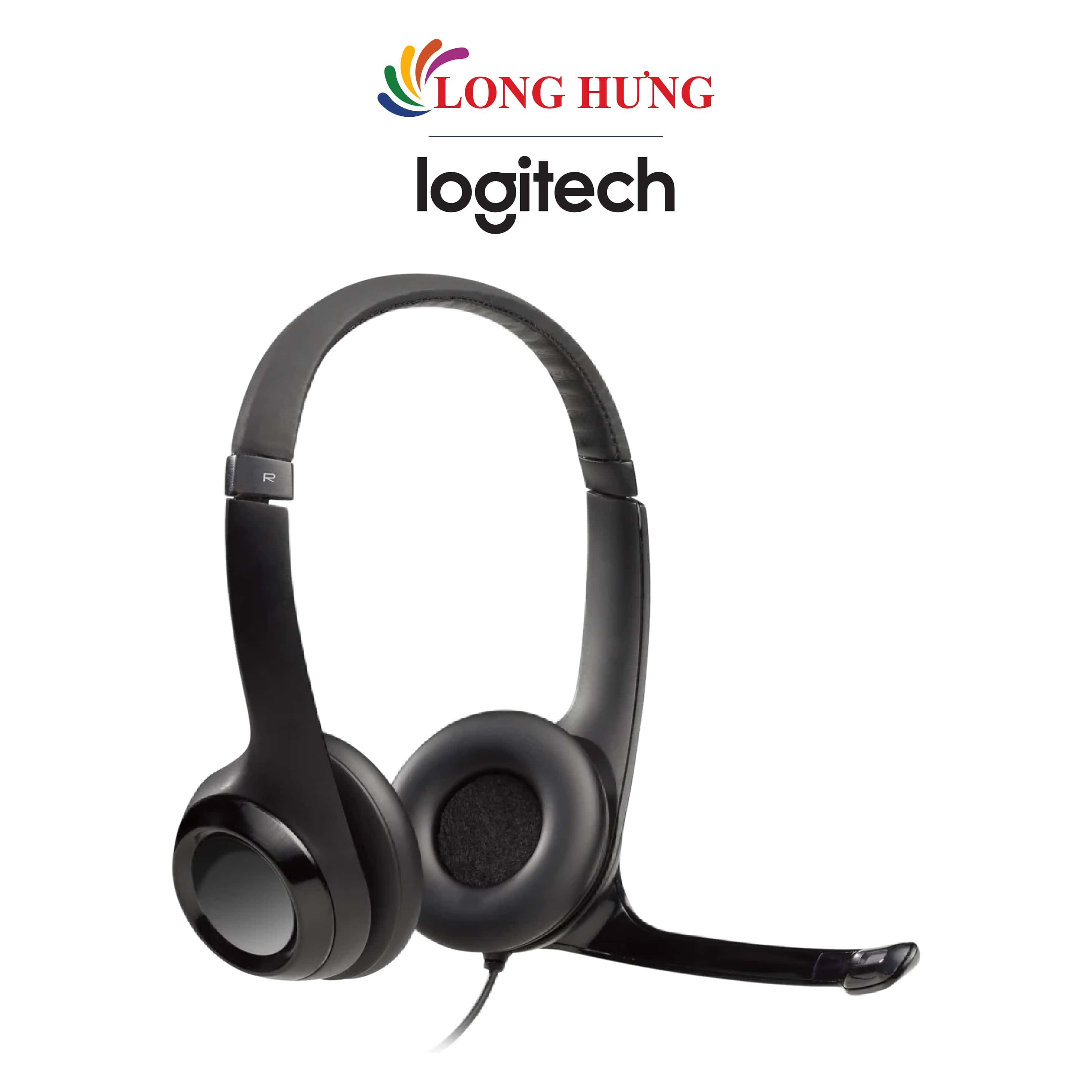 Tai nghe chụp tai có dây Logitech H390 - Hàng chính hãng