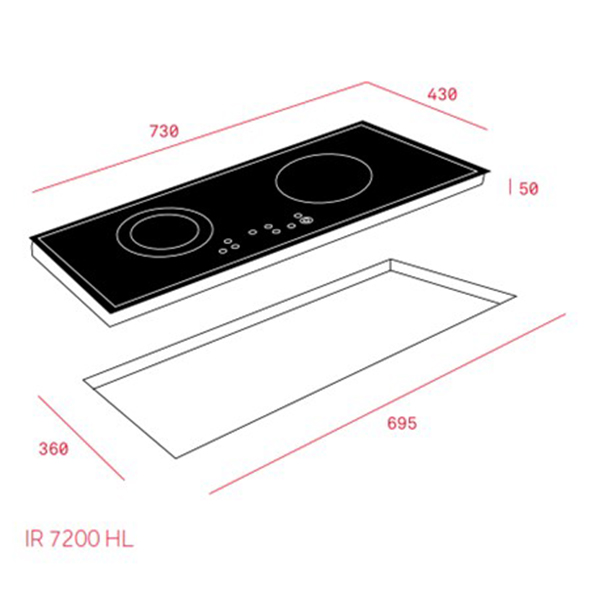 Bếp Điện Từ Âm Teka IZ 7200 HL(Hàng Chính Hãng)