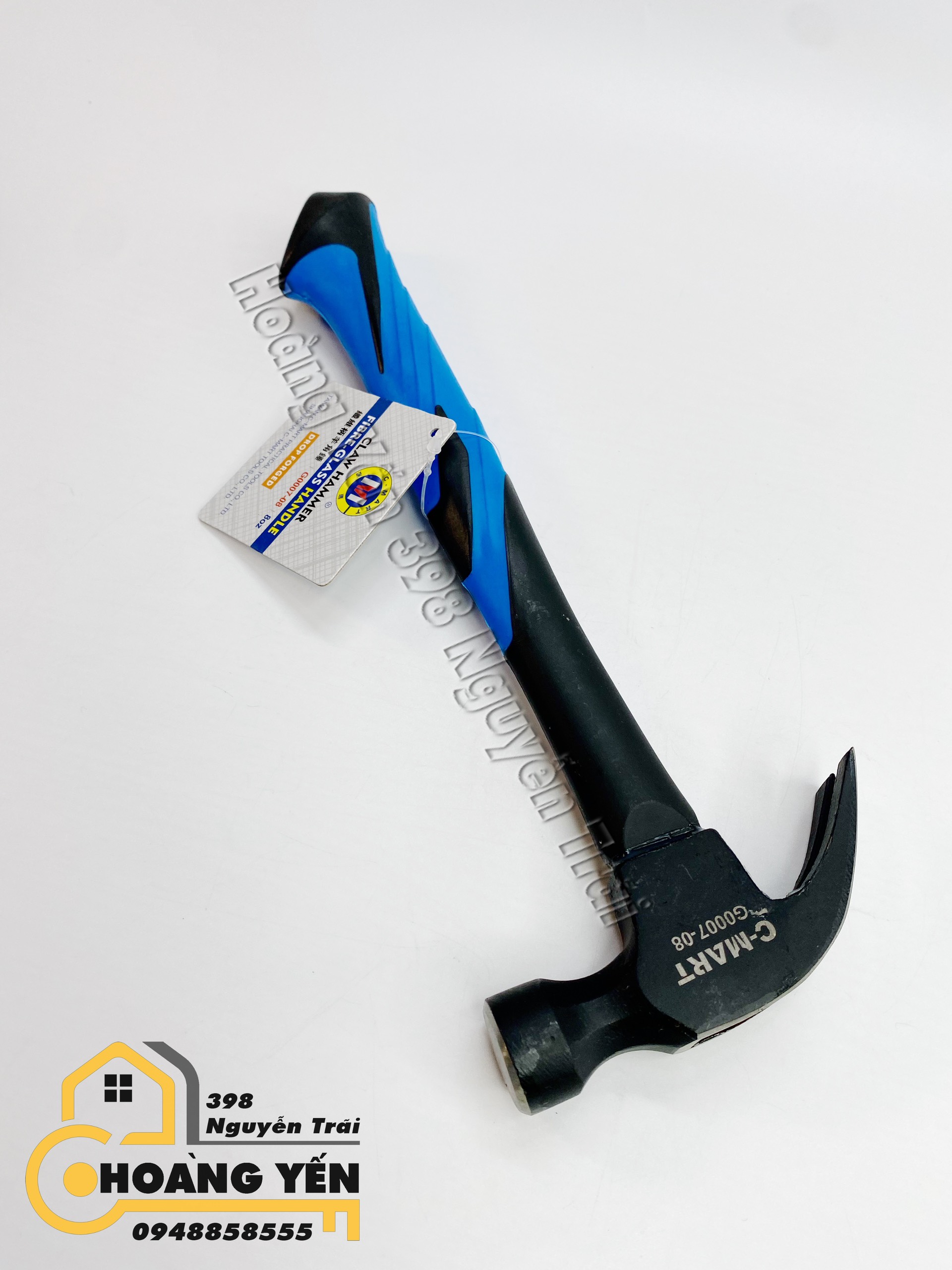 Búa nhổ đinh / búa đóng đinh cán thép C-Mart G0007-08