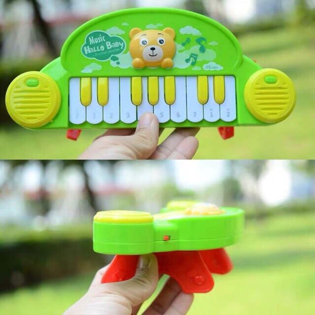 ĐỒ CHƠI ĐÀN PIANO CHO BÉ , 2 chế độ chơi KÈM PIN