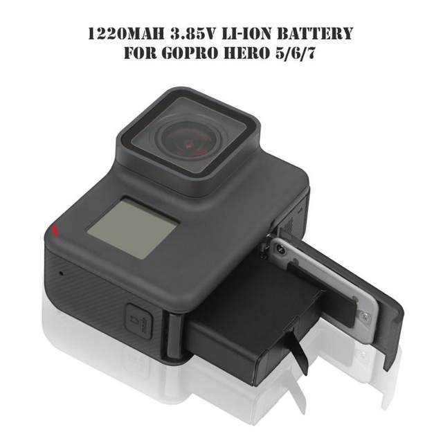 ROGTZ Pin Cho Camera Action Gopro Hero 5/6/7 Li-ion 1250mAh AHDBT-501 - Hàng Nhập Khẩu