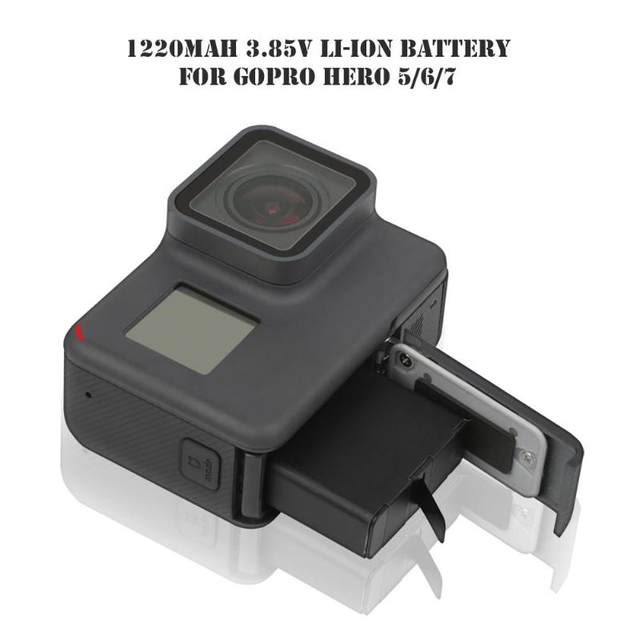 Pin Cho Camera Action Gopro Hero 5/6/7 Li-ion 1250mAh AHDBT-501