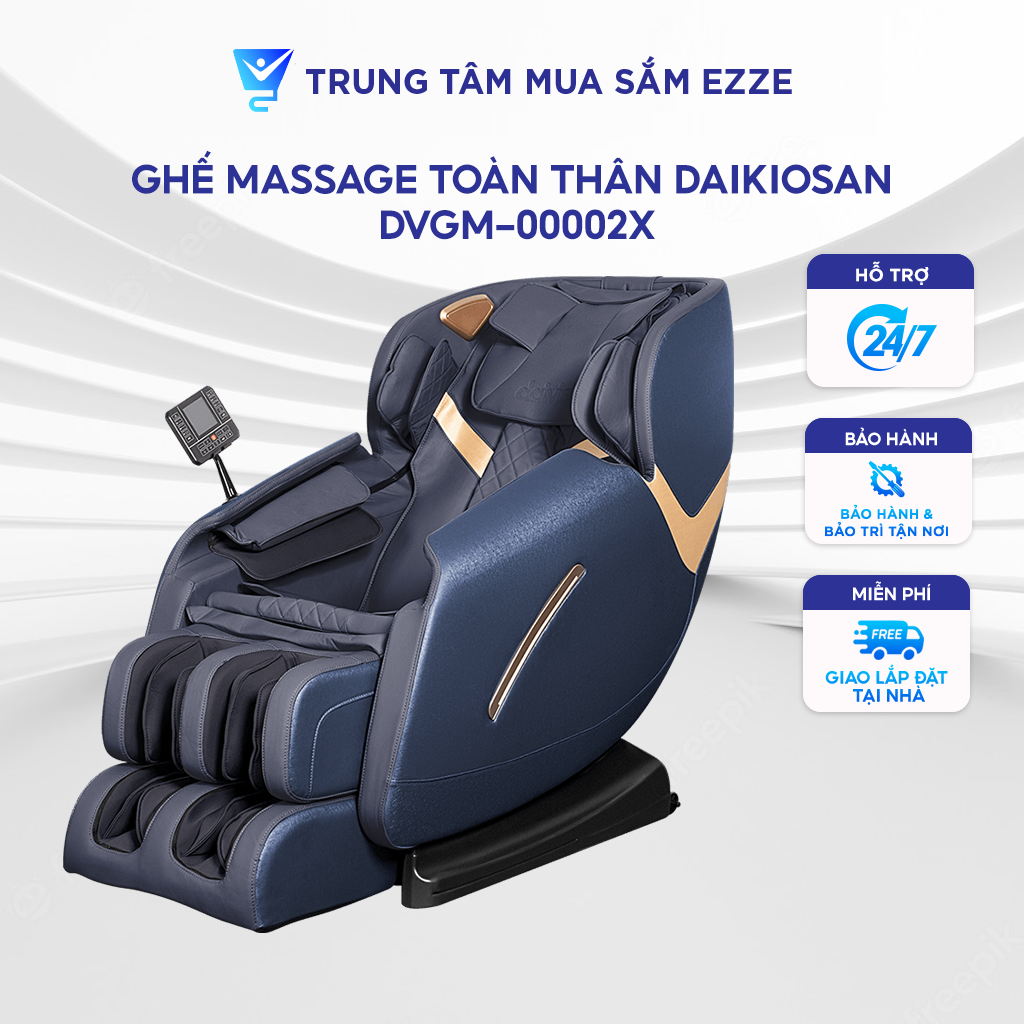 Ghế Massage Toàn Thân Daikiosan DVGM-00002X Kết Hợp Các Bài Masage Đông Y, Công Nghệ AI 4.0, Scan Cơ Thể, 2D Massage