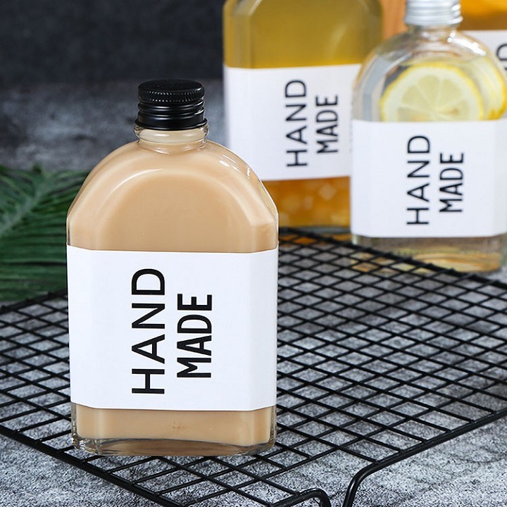 ComBo 5 Chai Thủy Tinh Mini Dẹp Nắp nhôm 100ml