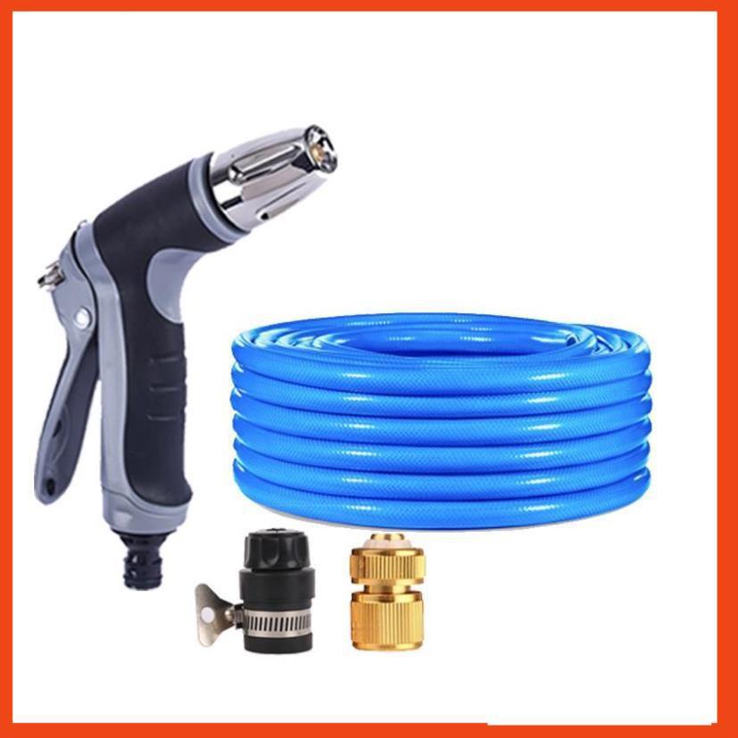 Bộ dây và vòi xịt tăng áp rửa xe tưới cây 15M  206817
