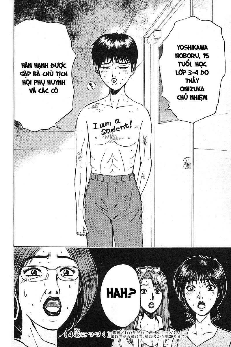 Gto - Great Teacher Onizuka Chapter 23 - Trang 19