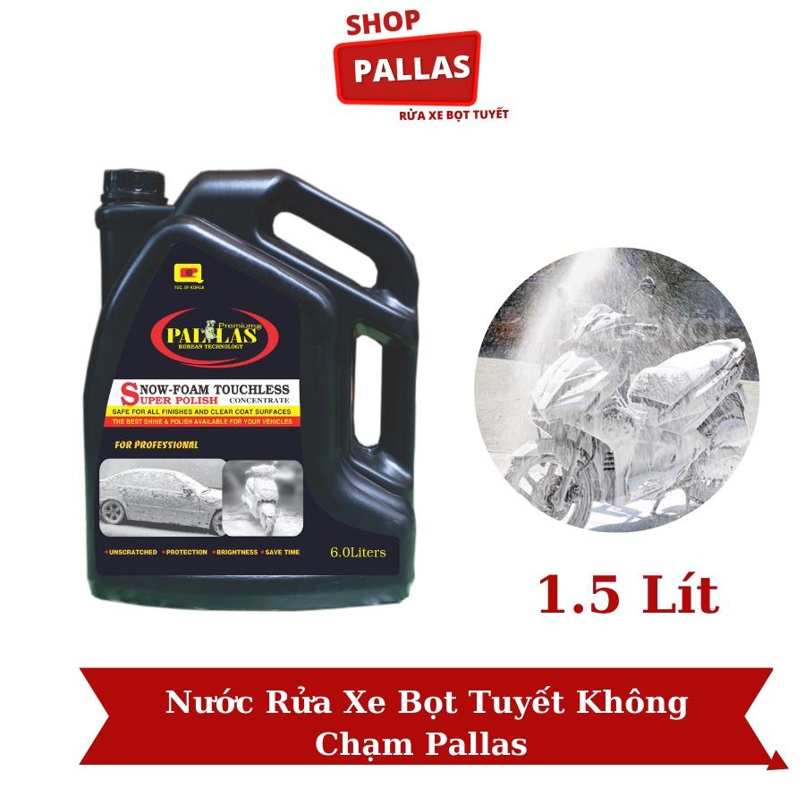 Nước Rửa Xe Bọt Tuyết Không Chạm Pallas 1.5 lít - Pallas shop