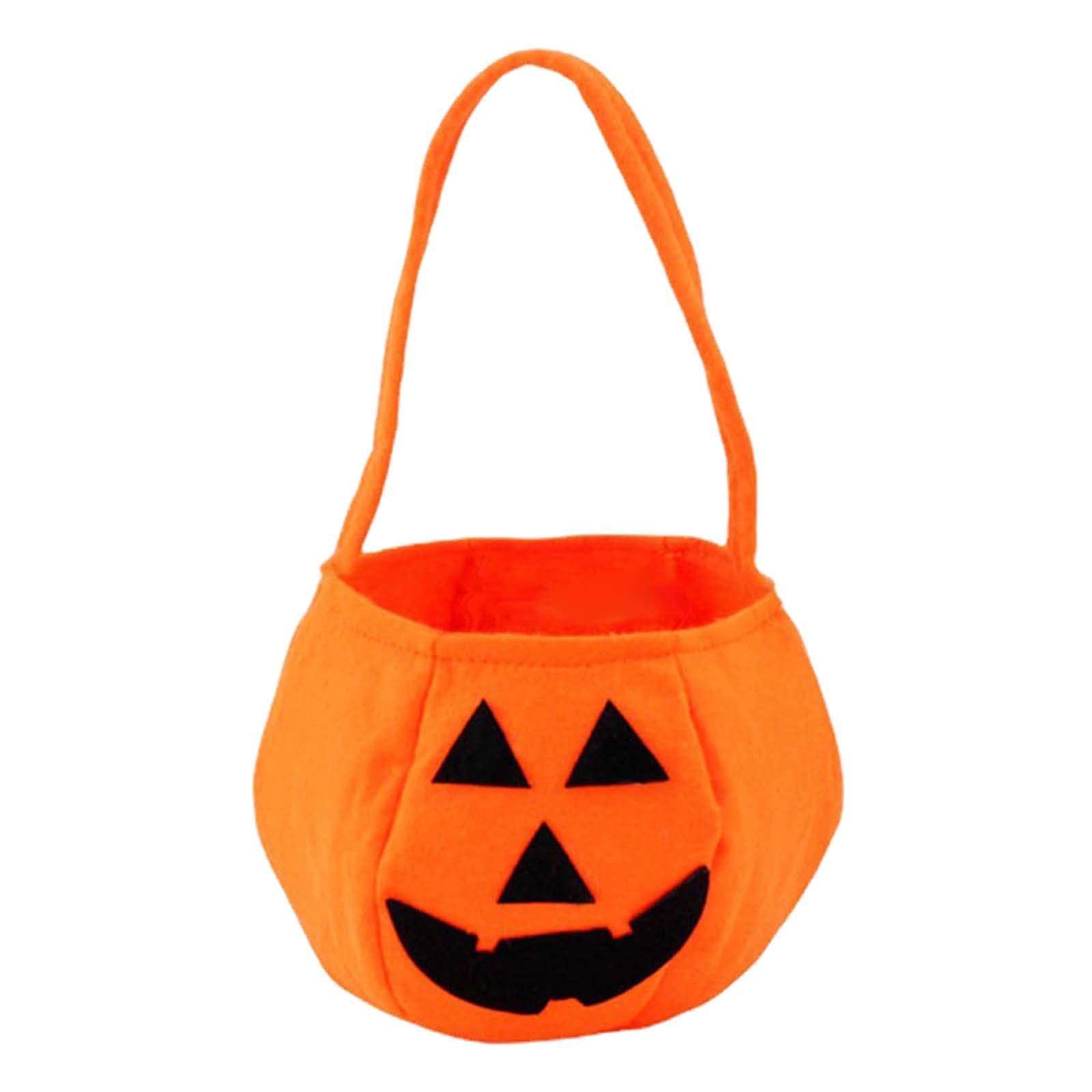 Halloween Pumpkin Bag Gift Bags Candy Tote Bag for Halloween Travel Vacation