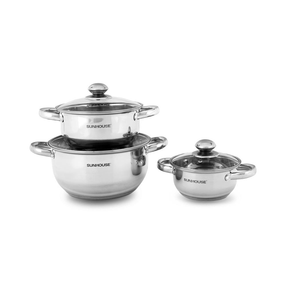 NỒI INOX 3 ĐÁY SH334