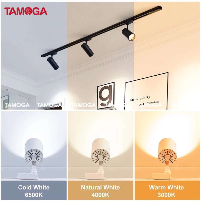 Đèn led rọi ray ống bơ công suất 20W TAMOGA VABIX DR02