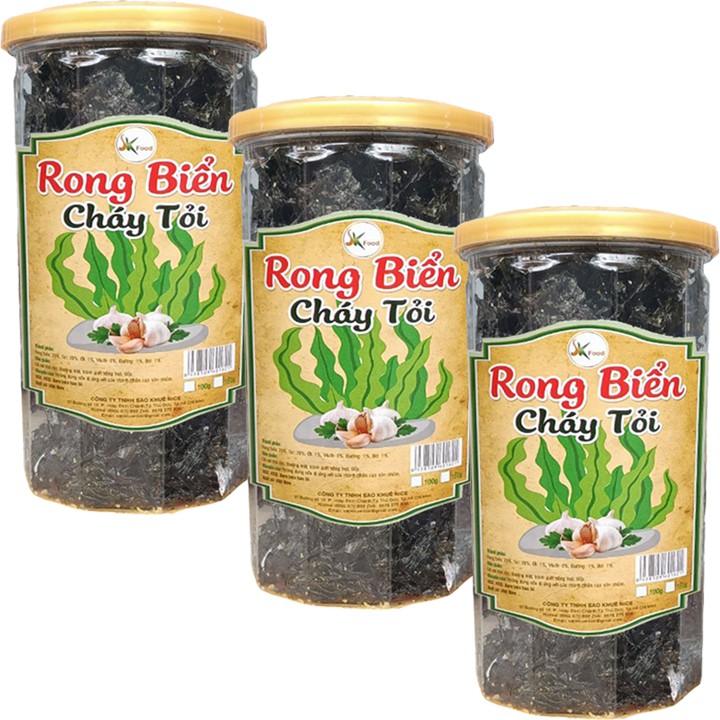 Rong Biển Cháy Tỏi Ớt Thơm Ngon - Mỗi Hũ 100G HIỆU SK FOOD