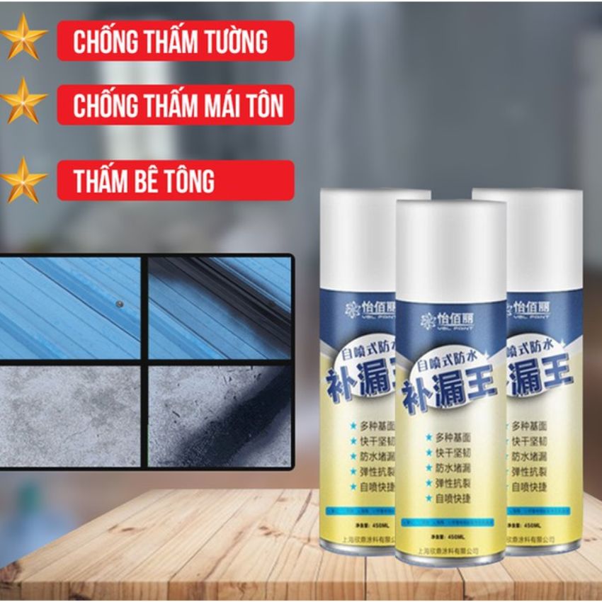 [Freeship+Quà tặng] Bình xịt chống thấm đa năng, chai xịt chống thấm dột hiệu quả dễ sử dụng quà tặng 2 khăn lau đa năng