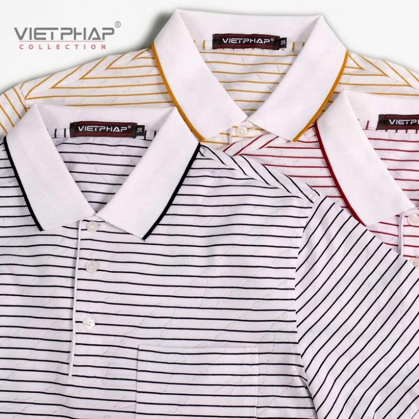 Áo Thun Dệt Cao Cấp VIỆT PHÁP/ Form Luxury, Chất liệu Cotton 17141