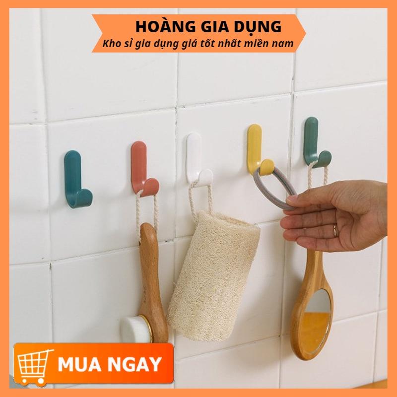 Móc Treo Đồ Hình Chữ J Dán Tường Trang Trí Tiện Dụng H073