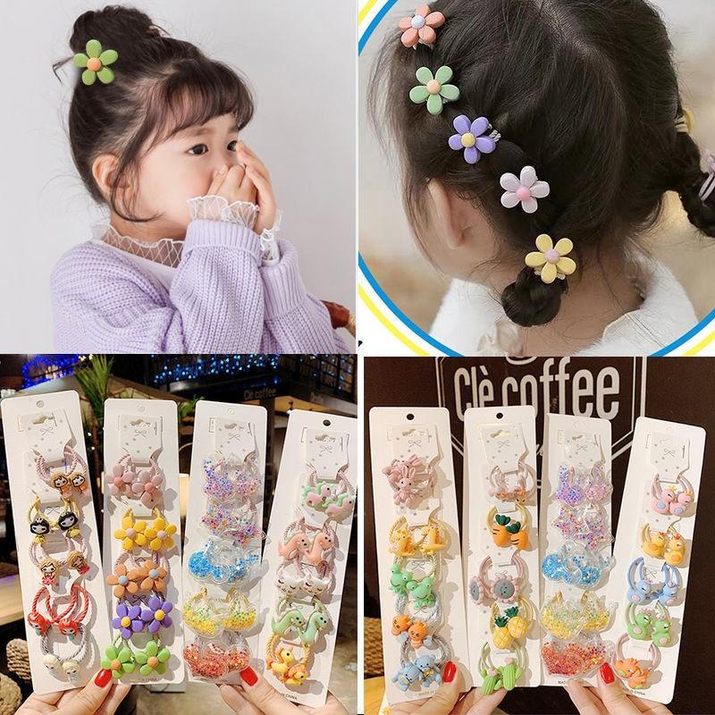 Set 10 Dây Buộc Tóc Nhiều Hình