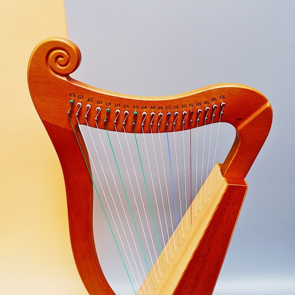 Đàn Hạc (Đàn Lyre - Mini Harp) 19 Dây Chính Hãng TSUKI010 - Tặng Kèm Đàn Kalimba 17 phím nguyên khối