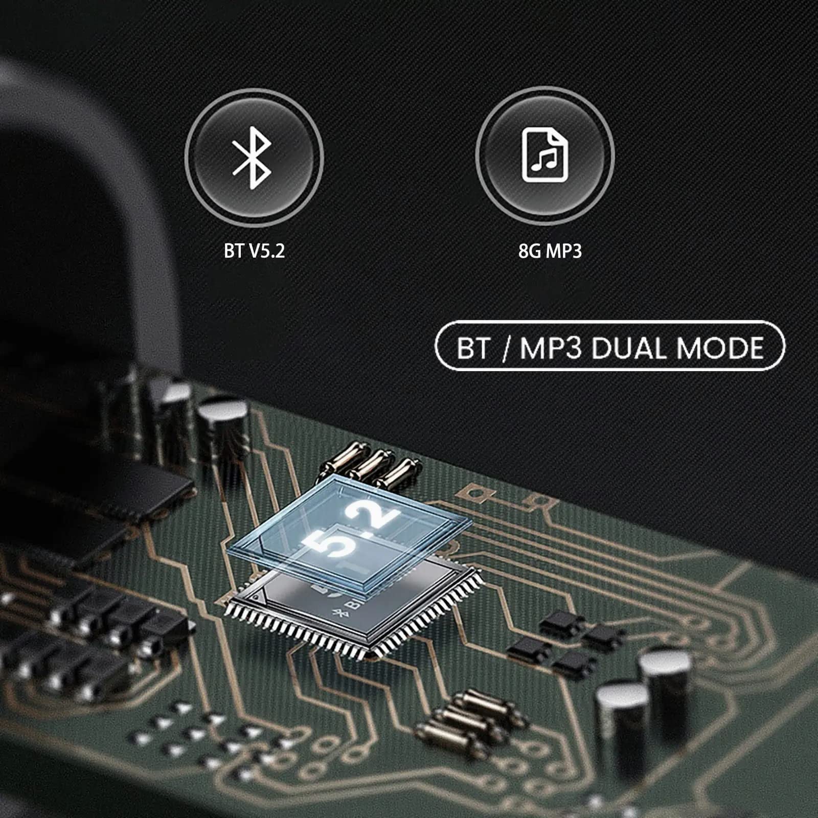 Tai nghe bơi thể thao OPENEAR 8Gb IP68 truyền dẫn xương - Cao cấp