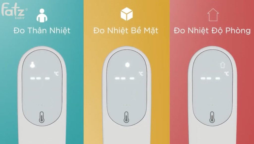 Nhiệt Kế Hồng Ngoại Không Tiếp Xúc Fatz Baby Prompt 3 JXB-319