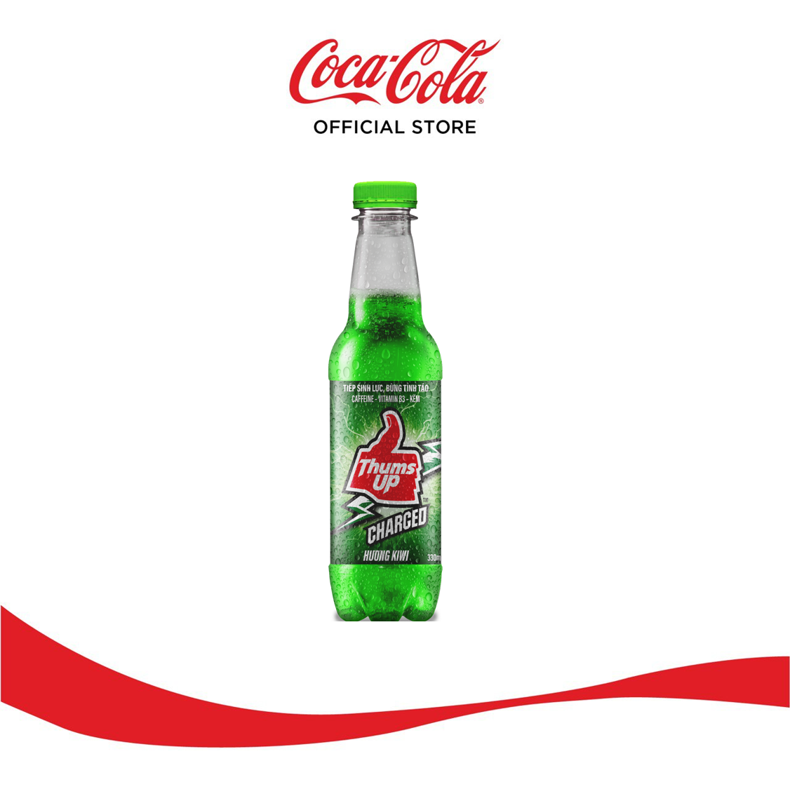 Lốc/Thùng 24 Lon Nước Tăng Lực Giải Khát Thums Up Hương Kiwi 320ml x 24 Sale 3.3 Coca-Cola Official Store