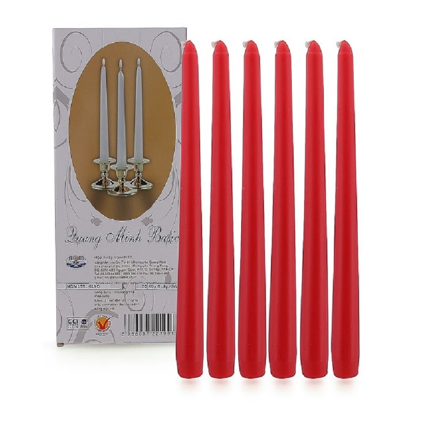 Hộp 6 Cây Nến Thơm Taper Quang Minh Candle FTRAMART NQM1991
