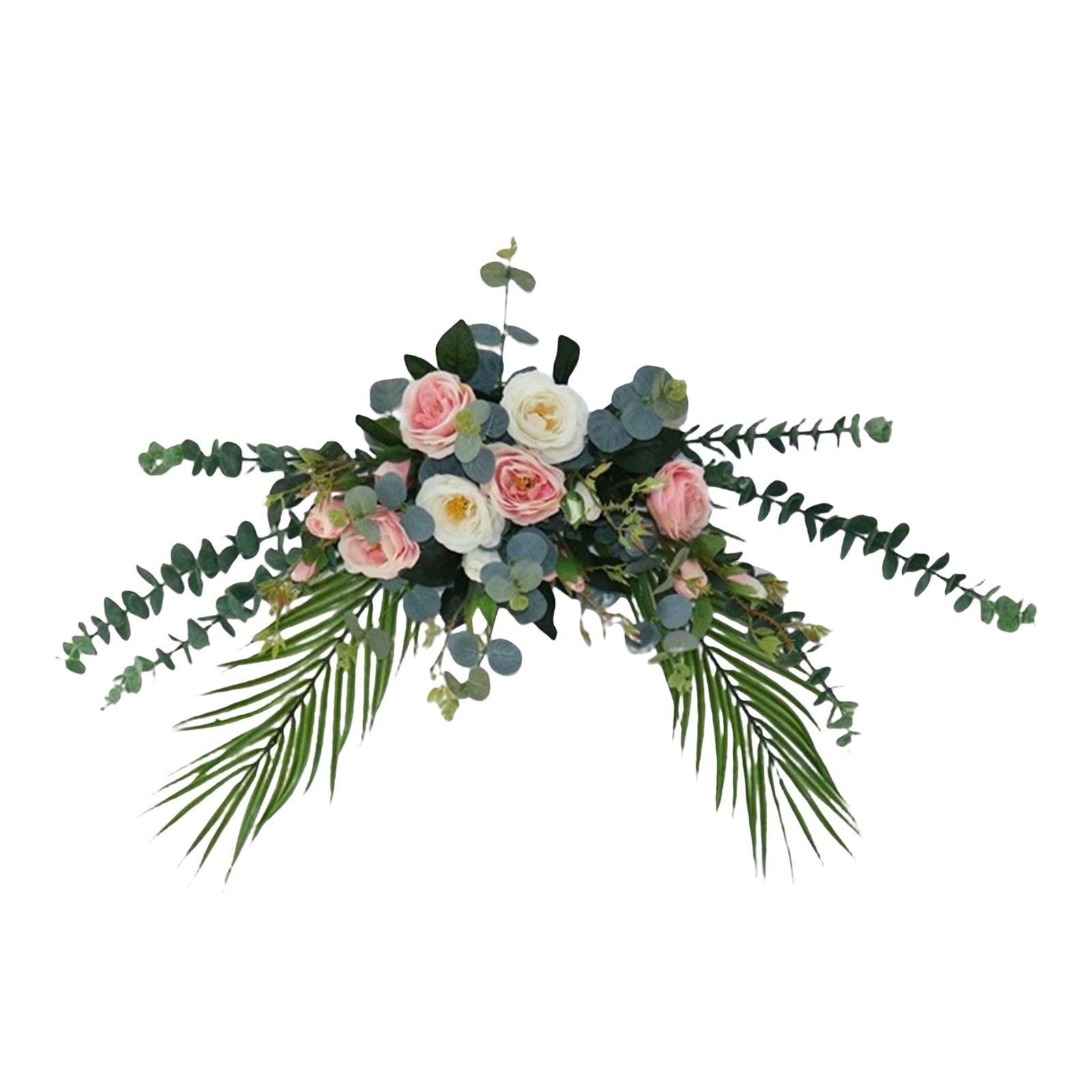 2x Faux Floral Decoration for Photographic Props Engagement Ceremony