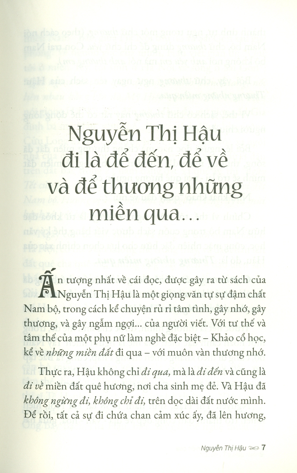 Thương Những Miền Qua - Nguyễn Thị Hậu - (bìa mềm)