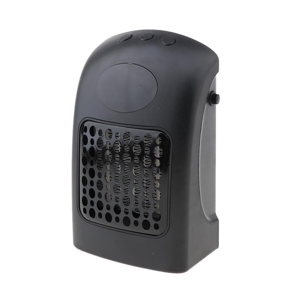 900W Wall-Outlet Mini Portable Slient Home Office Air Heater Warm Blower EU