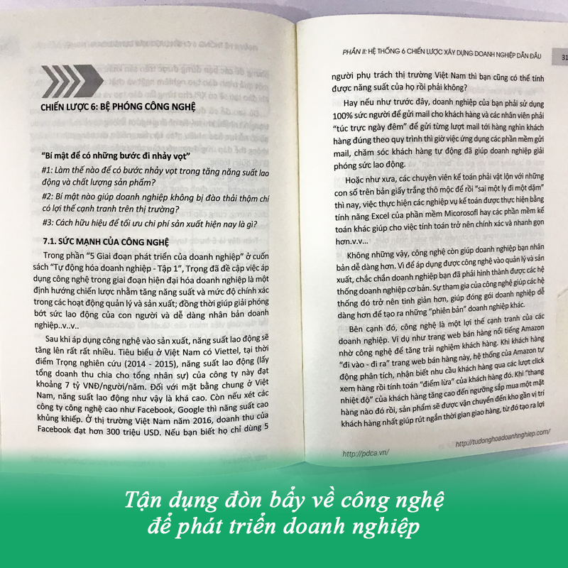 Sách Tự Động Hóa Doanh Nghiệp (tập 2) &quot;Hệ thống 6 chiến lược để sở hữu doanh nghiệp dẫn đầu&quot;, sách quản trị kinh doanh, sách quản trị nhân sự, sách lãnh đạo, sách quản lý