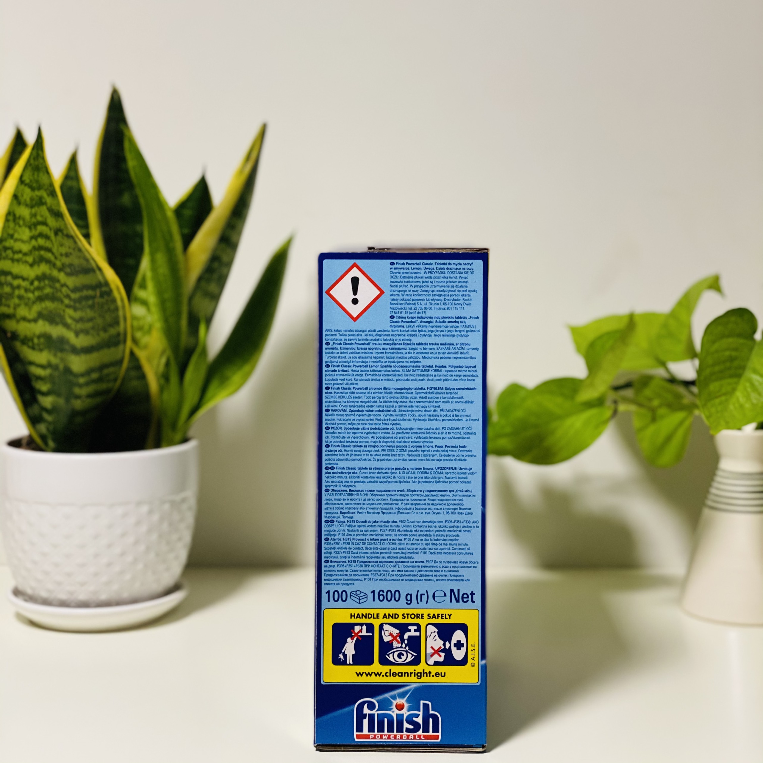 Viên rửa bát Finish Classic - 100 viên / hộp