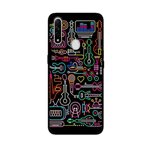 Ốp Lưng in cho Oppo A31 Mẫu Màu Sắc 3 - Hàng Chính Hãng