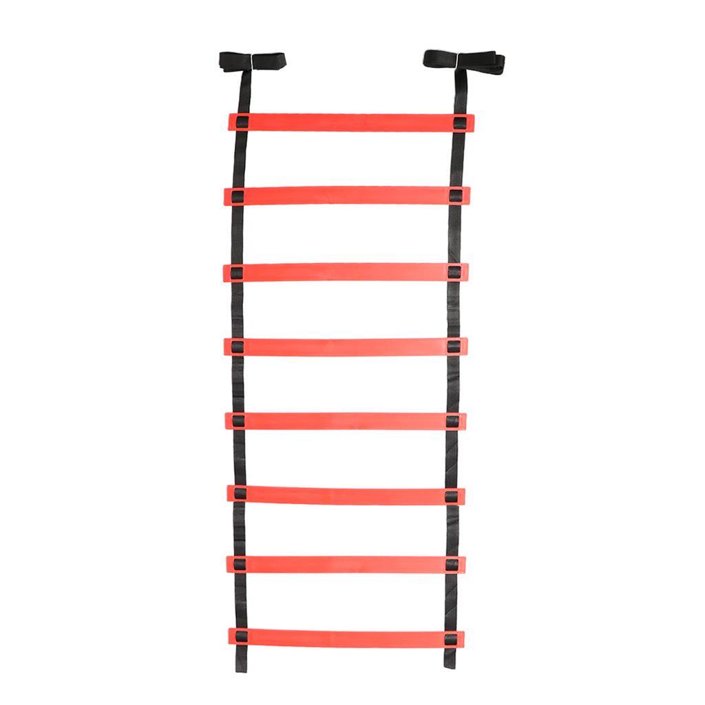 Agility Ladder- 8 Adjustable Rungs Fitness Speed Training Equipment with Carry Pouch Bag- Fit for Adults/Kids/Athletic Football Training