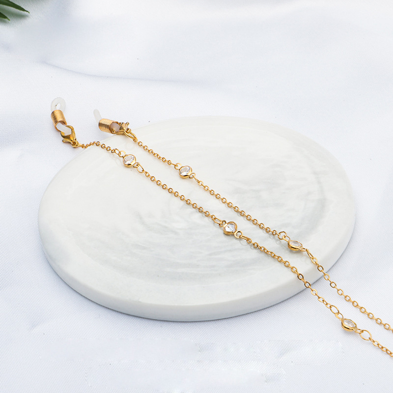 Dây đeo kính Glasses chain chuỗi hạt đá dây chuyền đeo khẩu trang đeo tai nghe không dây đa năng tiện dụng