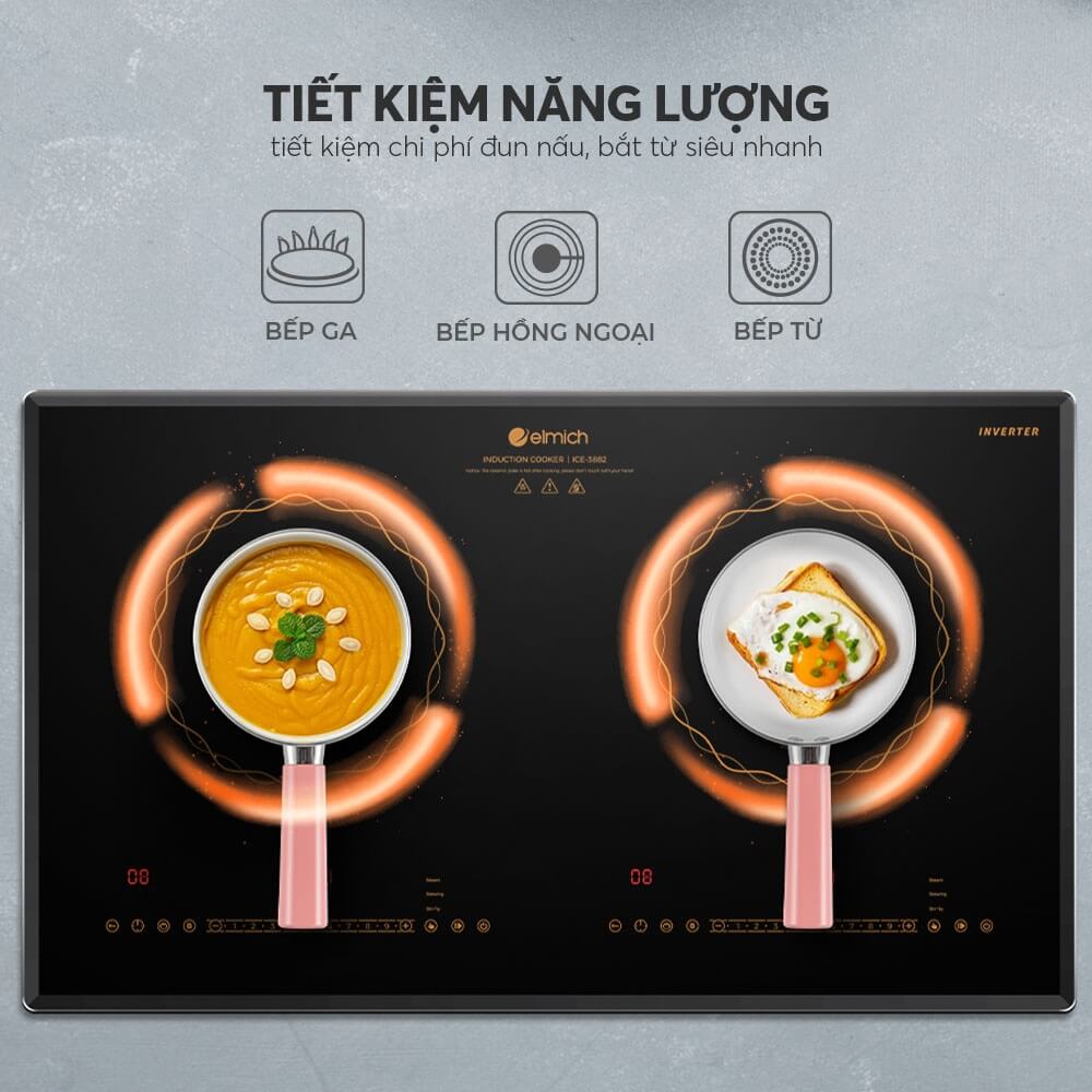 Bộ nồi chảo chống dính 16cm Elmich baby EL-1169AP, Hàng chính hãng, Dùng được nhiều loại bếp - JoyMall