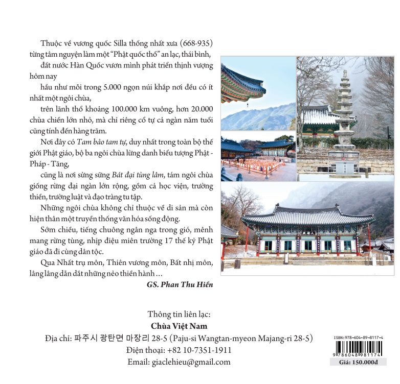 Bát đại Tòng Lâm Hàn Quốc (Tái bản)