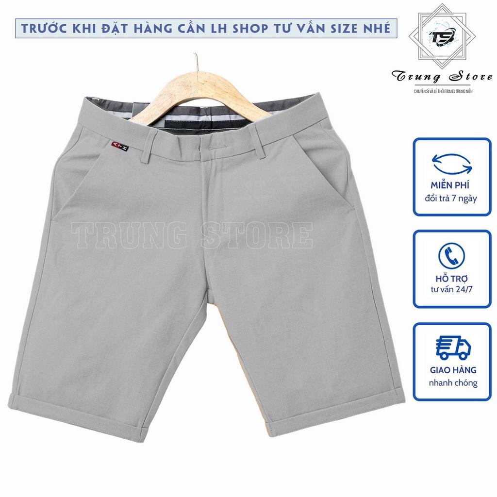Quần Short Nam TÂY ÂU Chất Vải COTTON 2 CHIỀU Co Giãn Nhẹ Không Nhăn Đẹp, Quần Sọt Nam Form Body