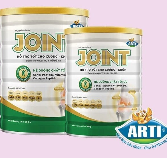 (Date T12/2024)Combo 2 hộp Sữa bột Arti Joint (900g) hỗ trợ tốt cho xương khớp dành cho người từ 28 tuổi trở lên