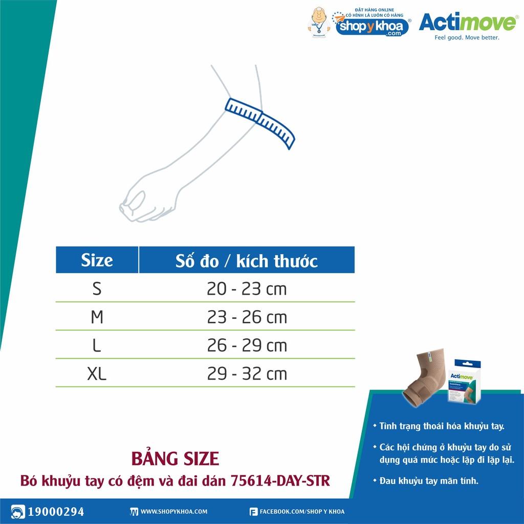 Bó khuỷu tay có đệm và đai dán 75614-DAY-STR Actimove Elbow Support