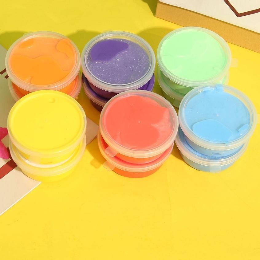 SET12 hộp MAGIC CLAY đất sét xốp nhật bản nhiều màu cực đẹp đồ chơi slam slime