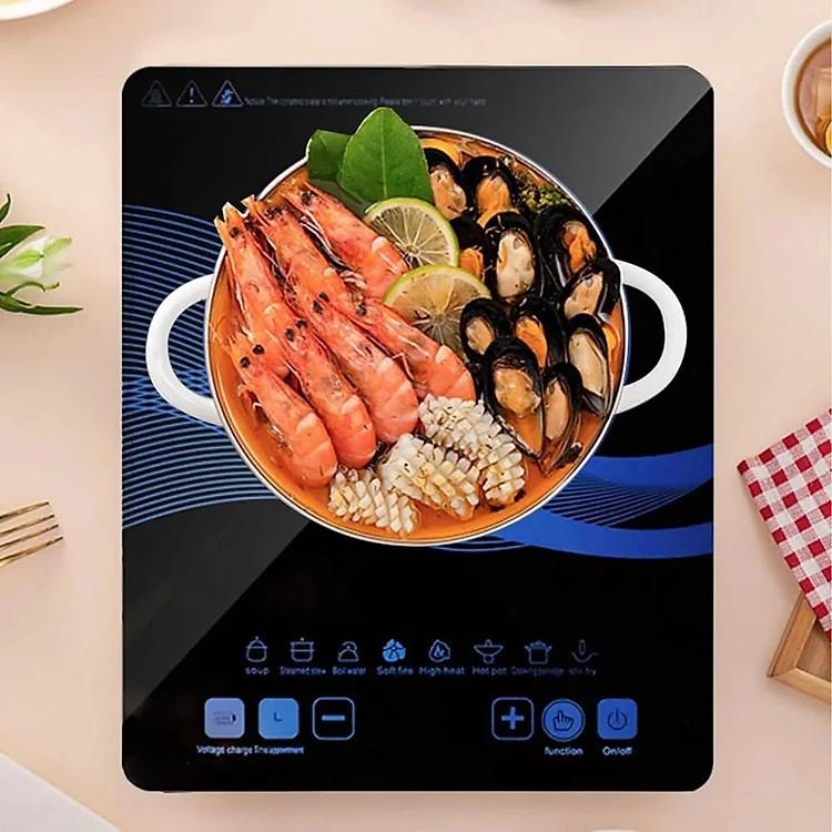 Bếp từ đơn PL cảm ứng mặt kính - Tặng kèm nồi nhỏ - Hàng nhập khẩu