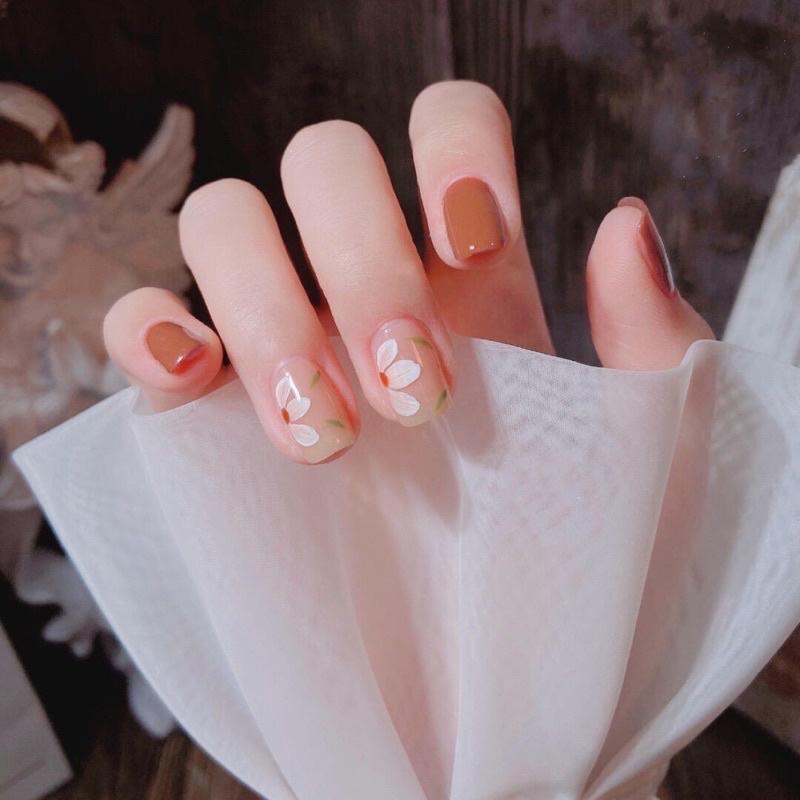 ống tay áo chụp mẫu nail