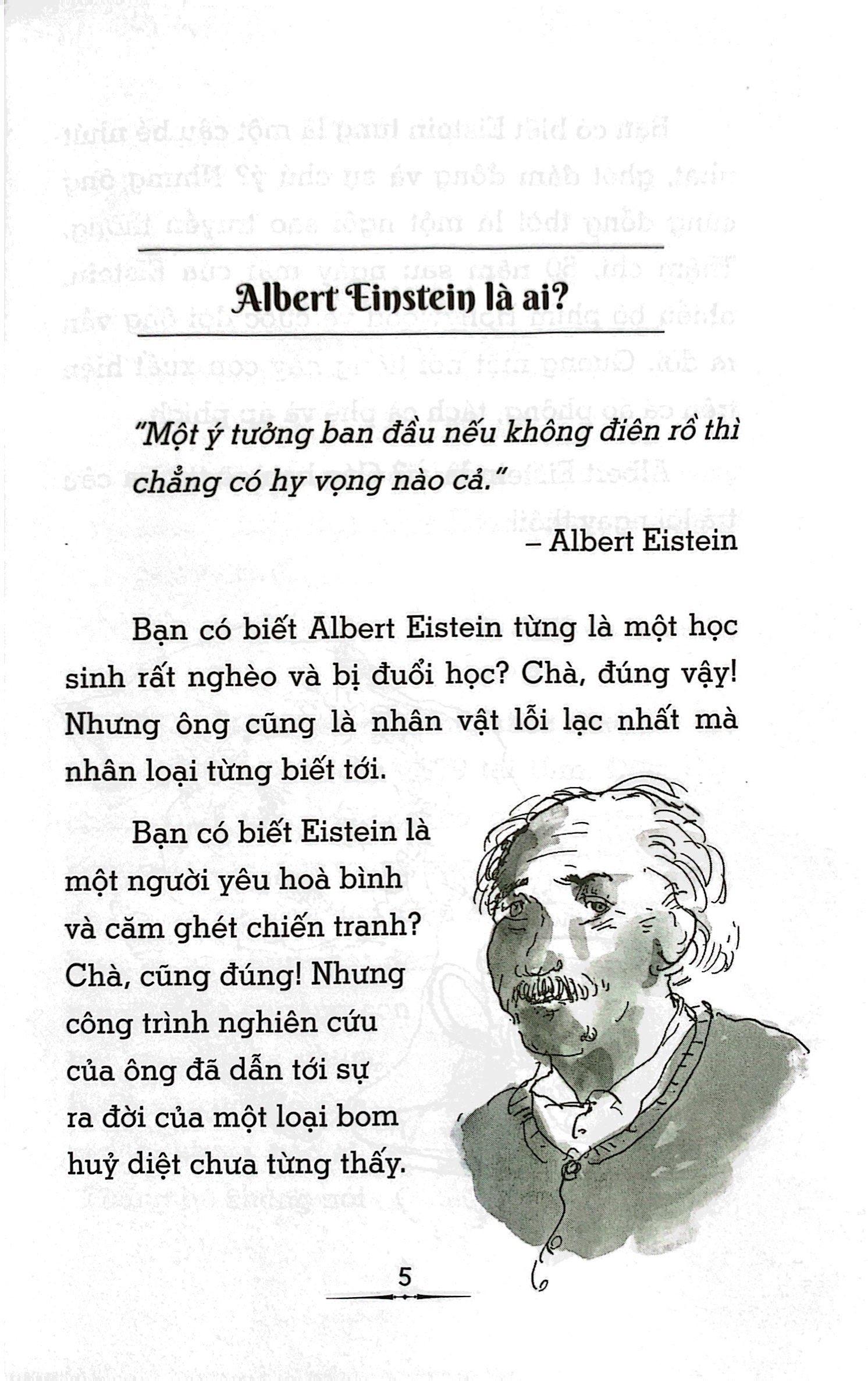 Bộ Sách Chân Dung - Albert Einstein Là Ai (Tái Bản 2022)