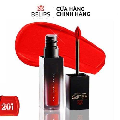 Son Kem Lì Màu Lost Control Đỏ Cam Belips Sexy Lipstick Không Chì