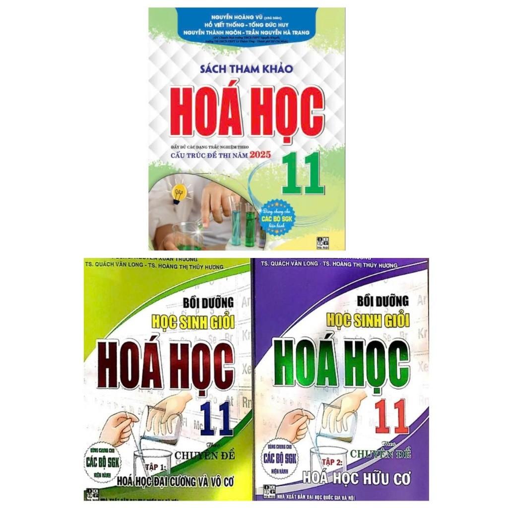 Combo Sách Tham Khảo Hóa Học 11 + Bồi Dưỡng Học Sinh Giỏi Hoá Học 11 Theo Chuyên Đề (Bộ 3 Quyển) - HA