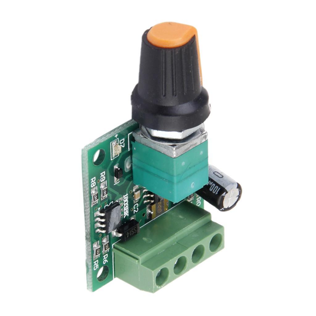 4pcs Volt DC 1.8V 3V 5V 6V 12V 2A Motor Speed Controller PWM Adjust Switch