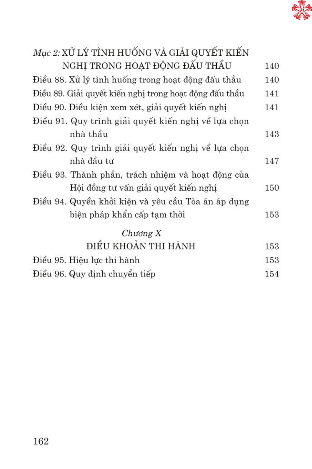 Luật đấu thầu (bản in 2024)